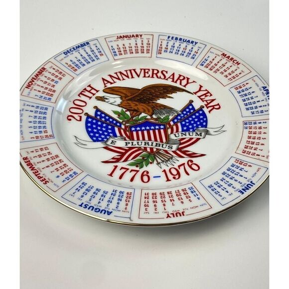 200th Anniversary Year American 1976 Bicentennial Celebration Decorative Plate C - Picture 2 of 5